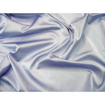 Атлас-стрейч Armani плотный, голубого цвета со стальным оттенком