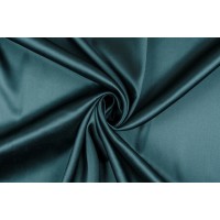 Темная бирюза - атласный шелковый атлас