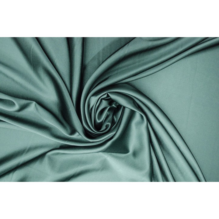 Сине-зеленый шелковый атласный шелк для одежды