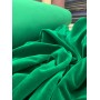 Натуральный хлопковый бархат изумруд, ярко-зеленый