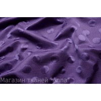 Мягкий плотный жаккард с принтом "горох"
