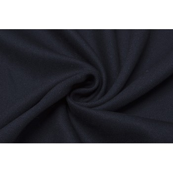 Темно-синяя плотная шерсть для костюма или кардигана