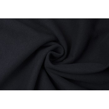 Мягкая темно-синяя ткань для легкого пальто