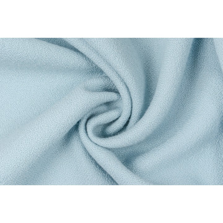 Шерстяная ткань для пальто небесно-голубого цвета