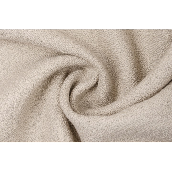 Шерстяная ткань для пальто, светло-бежевого цвета