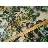 Эксклюзивный принт в зеленых тонах на хлопковой основе