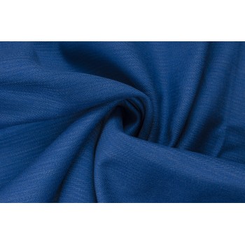 Костюмная ткань-стрейч красивого синего оттенка