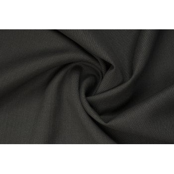 Темно-серая шерстяная ткань для платья или костюма