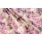 Тонкая плательная шерсть-стрейч с красивыми цветами в розово-сиреневой гамме