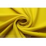 Мягкая рыхлая шерсть-креп с эластаном в желтом цвете