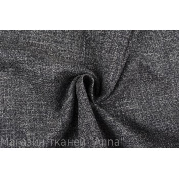 Серый меланж - мягкая костюмно плательная ткань из вискозы с добавлением шелка