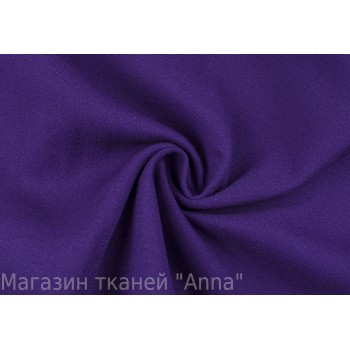 Фиолетовая плательная ткань с креповой текстурой