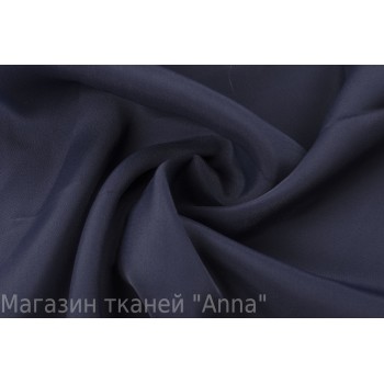 Классическая темно-синяя вискоза для платья и костюма