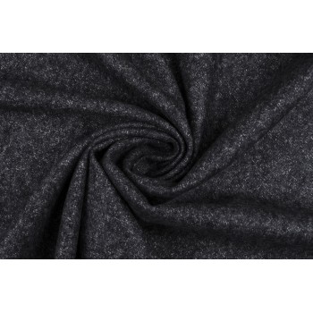 Мягкая ткань для костюма, с кашемиром - цвет серый меланж 