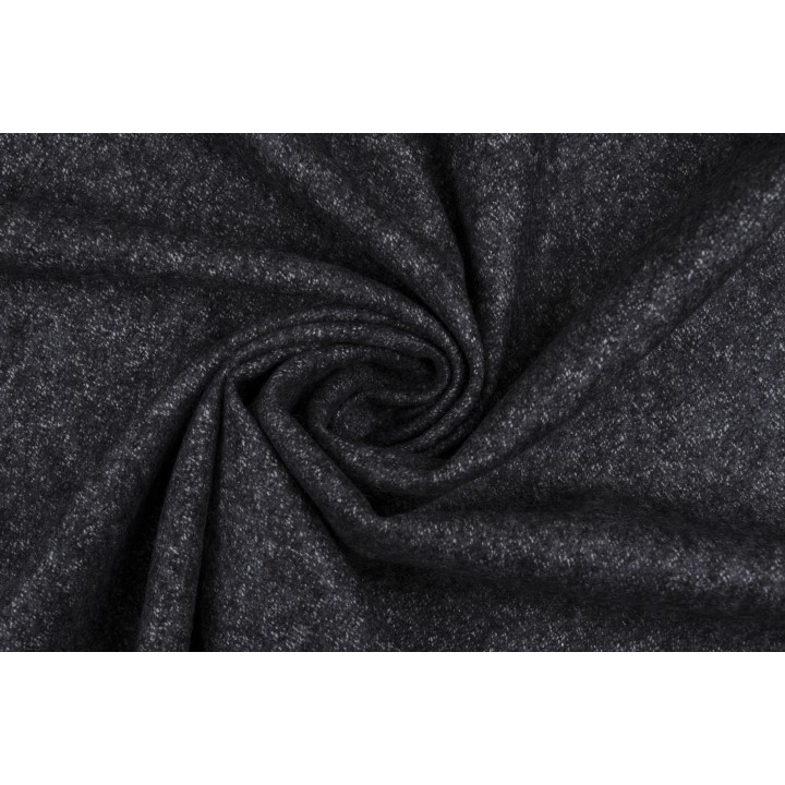 Мягкая ткань для костюма, с кашемиром - цвет серый меланж 