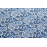 Плотный хлопок с узором пейсли в бело голубых цветах