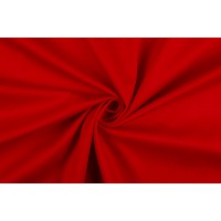 Ярко-красный хлопковый коттон для платья и костюма