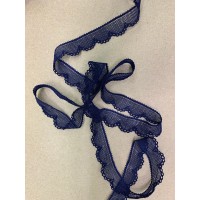 Узкое кружево синего цвета