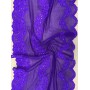 Ярко-фиолетовая вышивка на эластичной сетке