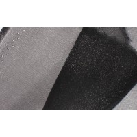 Черная мягкая органза