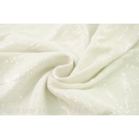 Гипюр пайетки молочного цвета