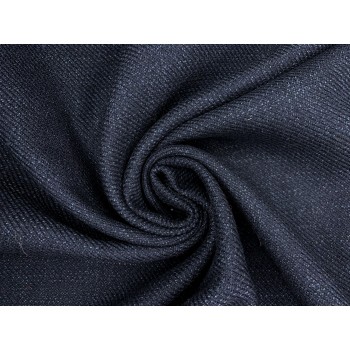 Темно синяя шерсть для демисезонного пальто или теплого костюма