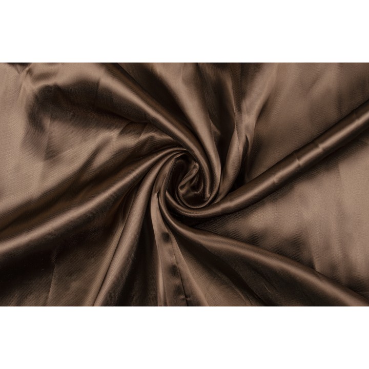 Вискоза - подкладочная ткань коричневого цвета