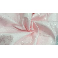 Жаккардовая Подкладка в светлом розовом оттенке