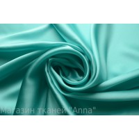 Светло бирюзовый шелк атласный