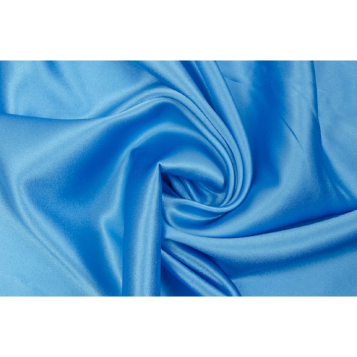 Ярко-голубой шелк-стрейч для платья, блузки или даже брюк