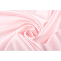 Нежно розовый атласный шелк-стрейч