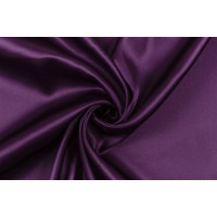 Атлас-стрейч оттенка спелая слива