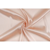 Нежный персиковый шелковый атлас