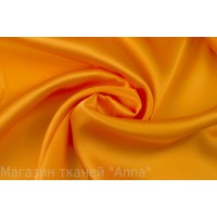 Шелковый атлас яркого оранжевого оттенка