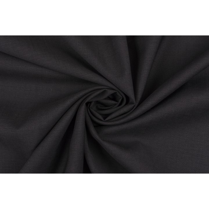 Тонкая шерсть для юбки или платья в темном сером цвете
