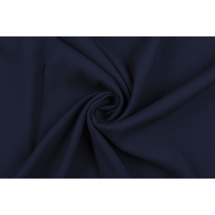 Темно-синяя смесовая костюмно-плательная шерсть Ricceri