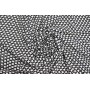 Черно-белая гусиная лапка, ткань из синтетических волокон для платья