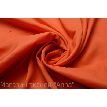 Легкая штапельная ткань ярко-оранжевого цвета