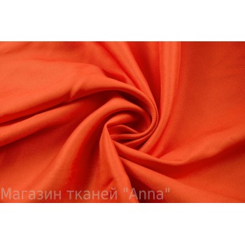 Ярко-оранжевый плательный штапель