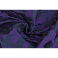 Плотная костюмно-плательная тафта с цветами