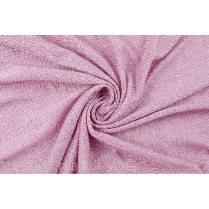 Тонкий вискозный трикотаж в розовом цвете