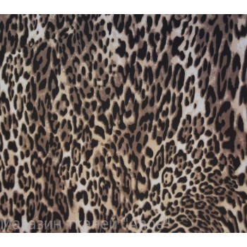 Трикотаж цветной - Леопардовый принт