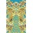 Крупный принт из завитков на бирюзовом фоне