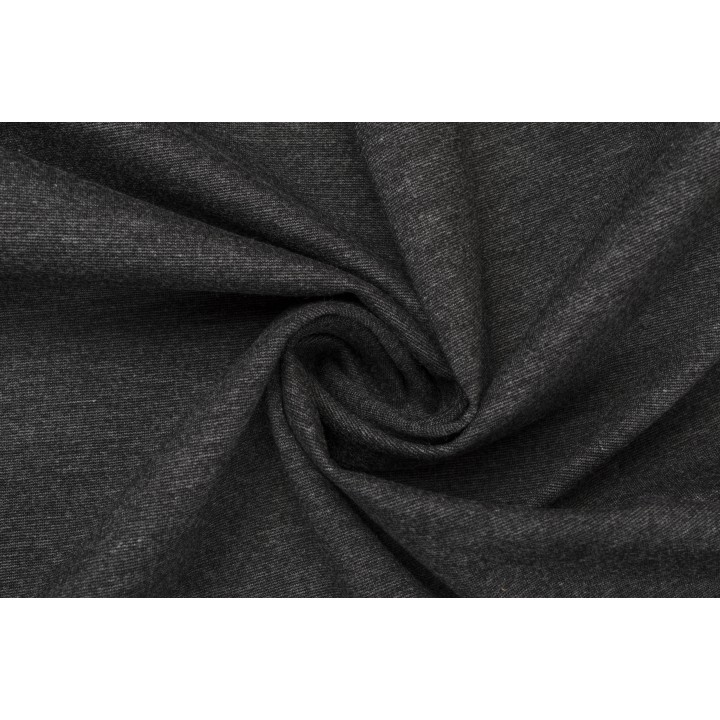 Мягкий темно-серый трикотаж Джерси для одежды