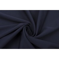 Темно-синий матовый трикотаж - синтетика