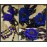 Жгут-петля синий цветок